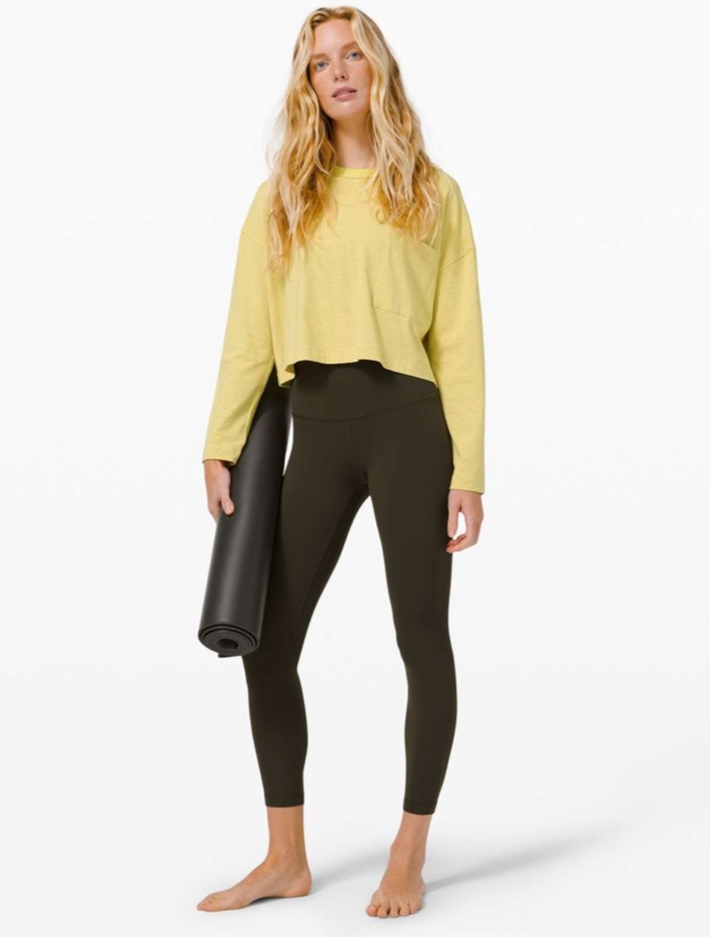 Lululemon Align Pant II 25" - Dark Olive